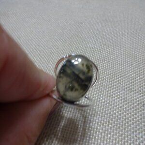 Gorgeous PREHNITE Handmade Sterling Ring Size 6 #223C